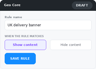 geo core step 1